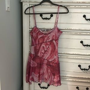 pink mini dress - urban outfitters - size S - NWT